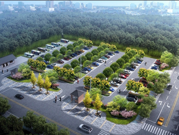 国际港务区中轴生态公园一期配套临时停车场绿化项目监理