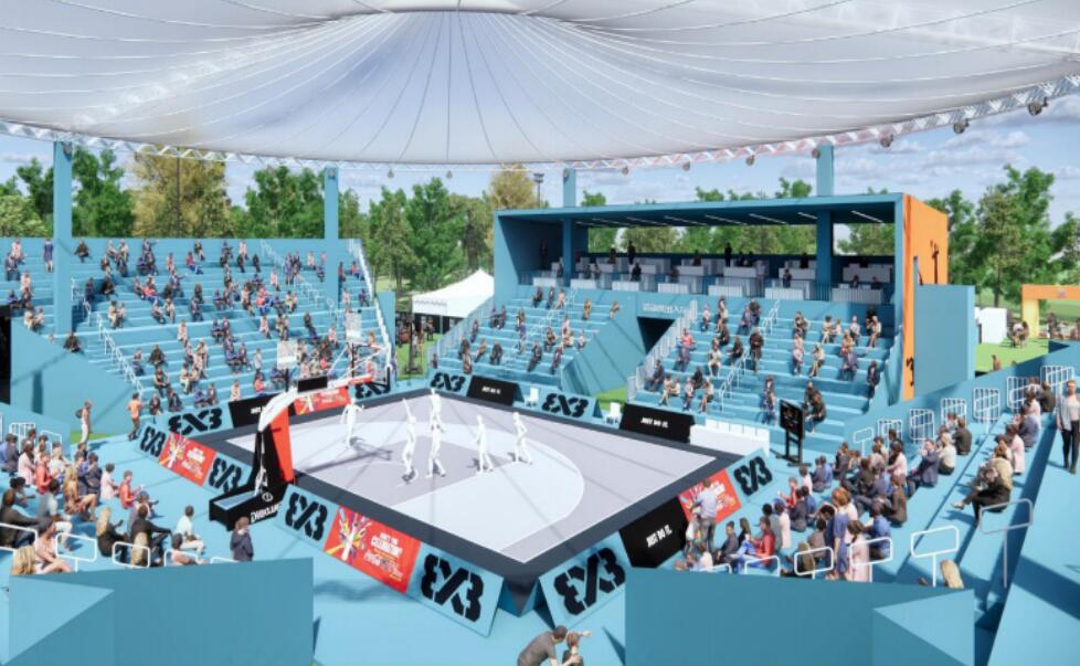 西安城市运动公园三人制篮球比赛场地改造项目